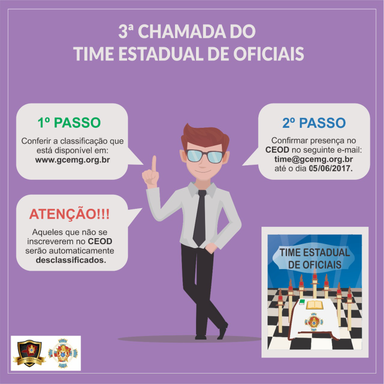 3ª Chamada – Time de Oficiais 2017