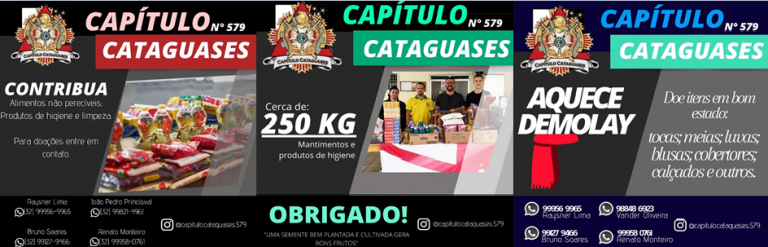 Projetos filantrópicos – Capítulo Cataguases nº 579