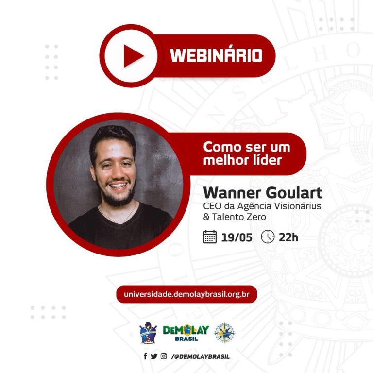 WEBINÁRIO – Como ser um DeMolay
