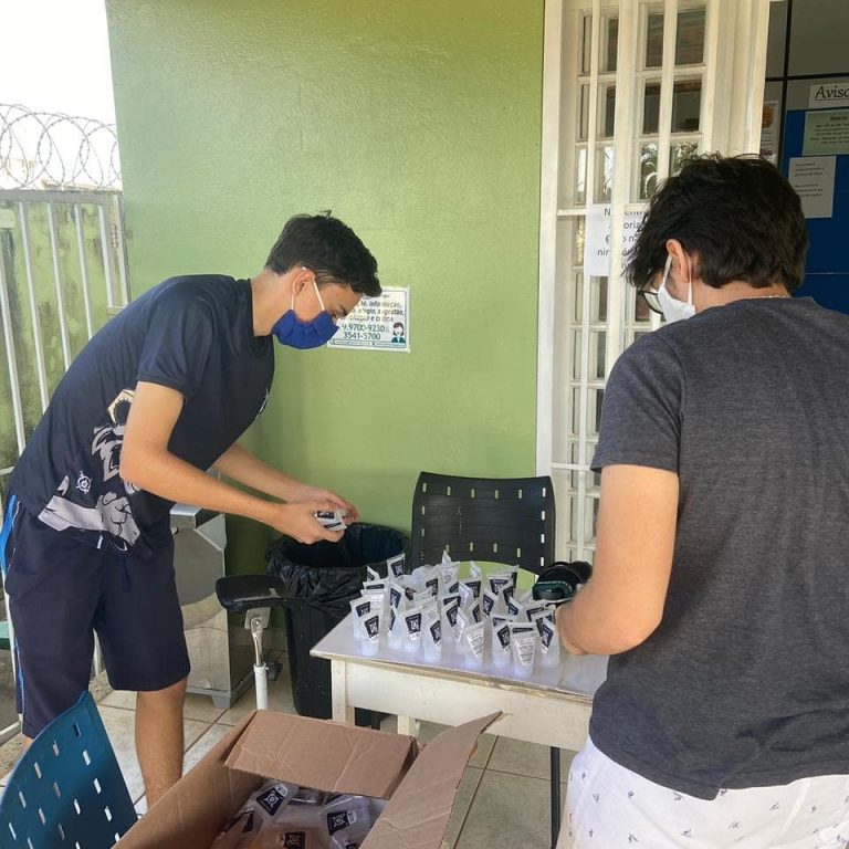 Doação de Álcool em Gel – Capítulo Guerreiros das Virtudes nº 492