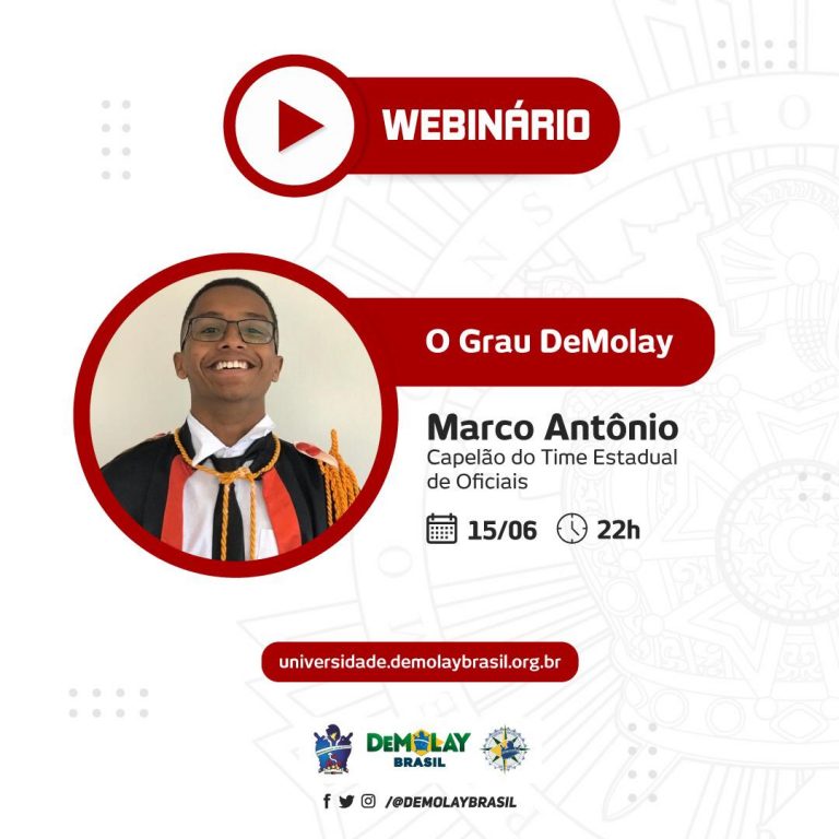 Webnário: O Grau DeMolay