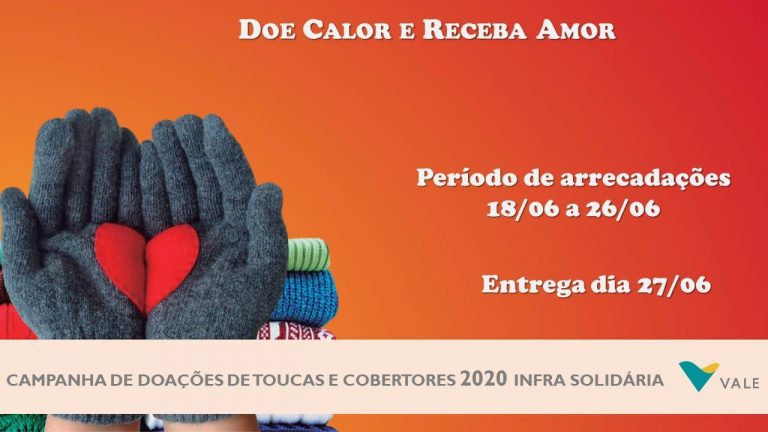 Campanha de doação de toucas e cobertores – Harmonia e Paz Nº 496