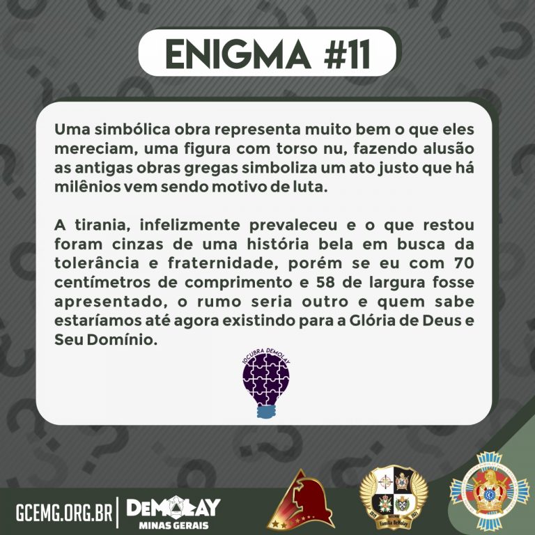 10cubra DeMolay – Enigma #11