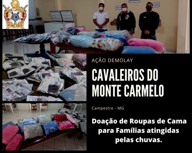 Filantropia realizada pelo Capítulo Cavaleiros do Monte Carmelo n°1194