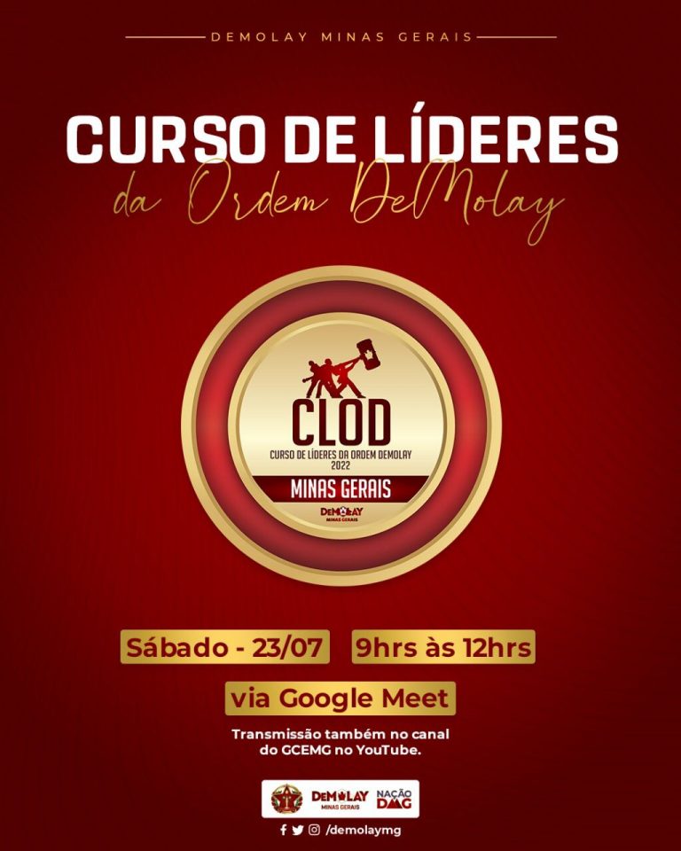 Mais uma Edição do Curso de Líderes da Ordem DeMolay