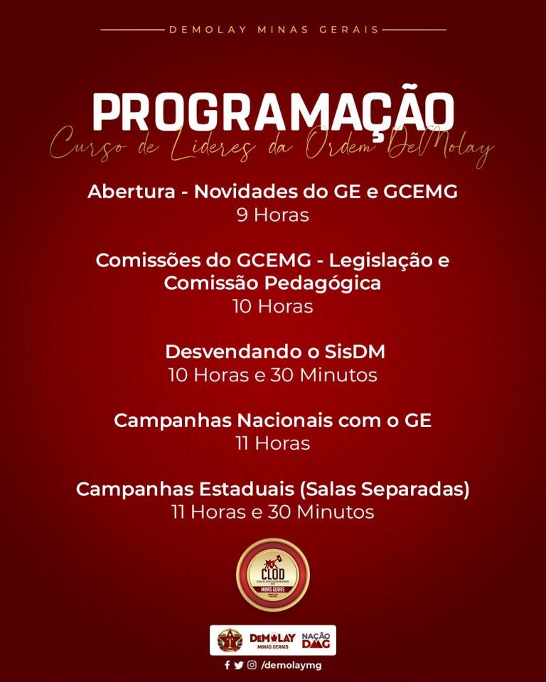 Confira a Programação do CLOD 2022