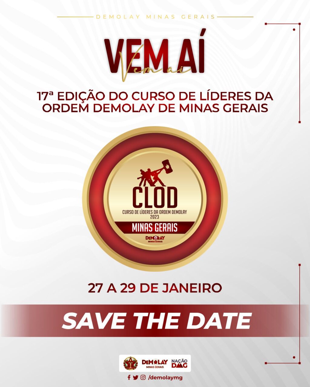 Vem aí, Curso de Líderes 2023