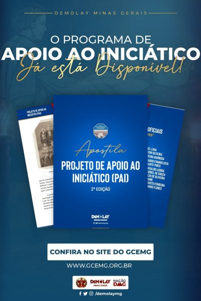 Programa de Apoio ao Iniciático (PAI) – 2ª EDIÇÃO