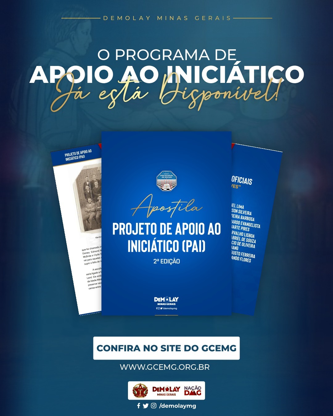 Programa de Apoio ao Iniciático (PAI) – 2ª EDIÇÃO