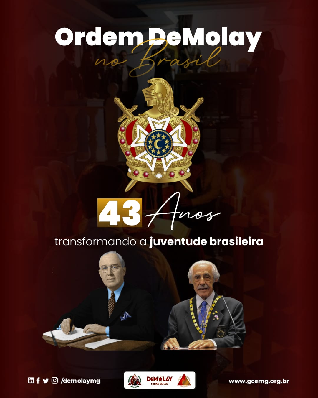 ORDEM DEMOLAY – 43 anos no Brasil