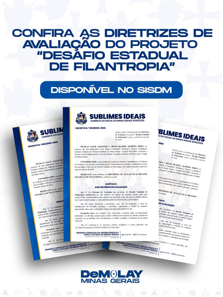 Diretrizes de Avaliação do Desafio Estadual de Filantropia
