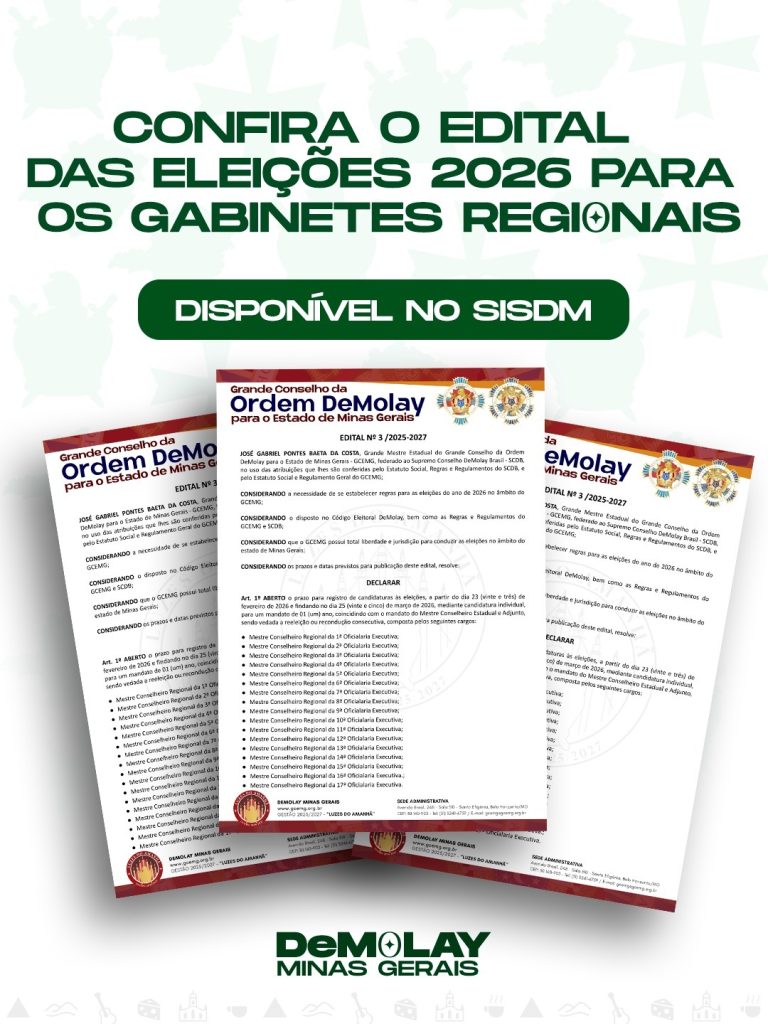 Está aberto o Processo Eleitoral 2026
