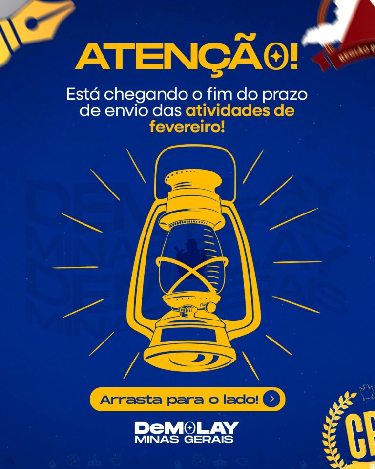 Prazo Atividades do Mês de Fevereiro